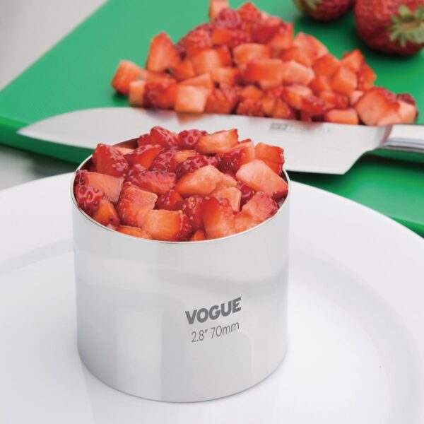 Vogue Mousse Ring St/St - 70x60mm 2 3/4x2 1/4" - Image 3