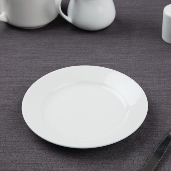 Olympia Athena Wide Rimmed Plate - 165mm (Box 12) - Image 11