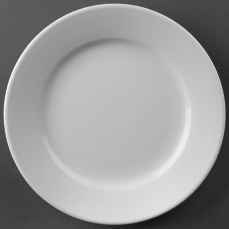 Olympia Athena Wide Rimmed Plate - 203mm (Box 12)