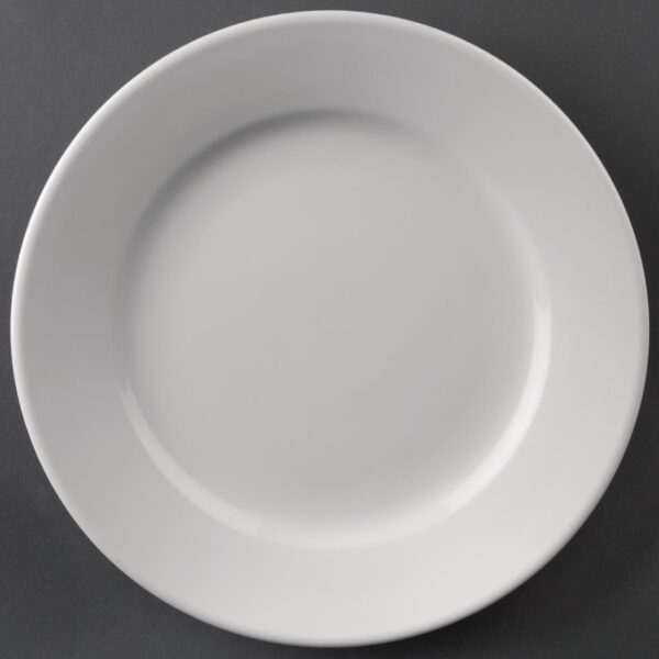 Olympia Athena Wide Rimmed Plate - 203mm (Box 12)