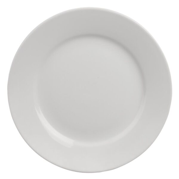 Olympia Athena Wide Rimmed Plate - 228mm (Box 12) - Image 2