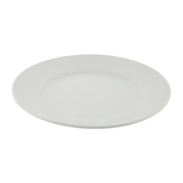 Olympia Athena Wide Rimmed Plate - 228mm (Box 12) - Image 7