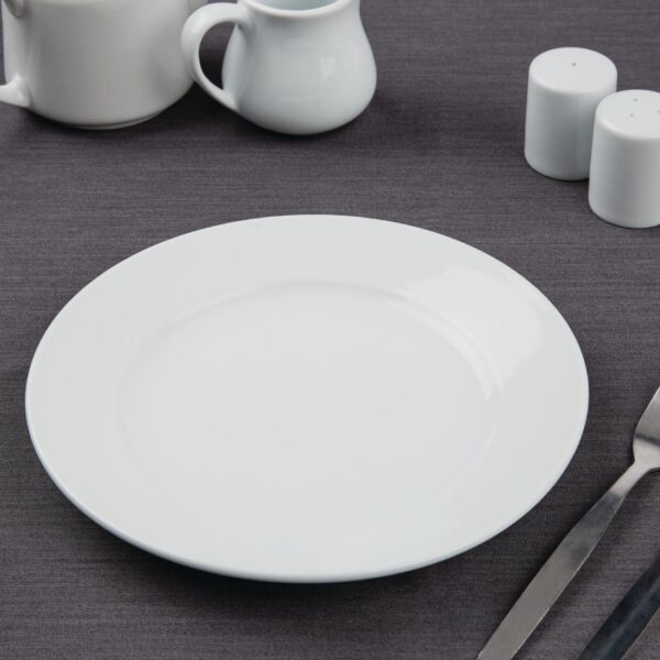 Olympia Athena Wide Rimmed Plate - 228mm (Box 12) - Image 9