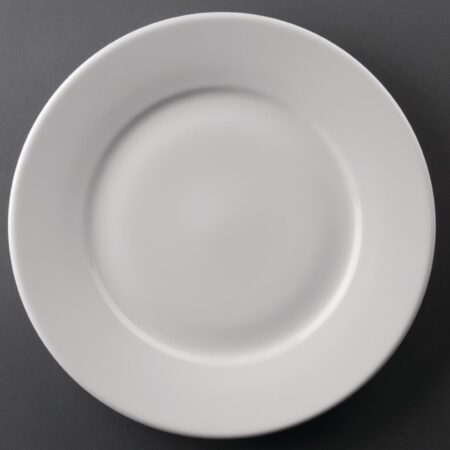 Olympia Athena Wide Rimmed Plate - 254mm (Box 12)