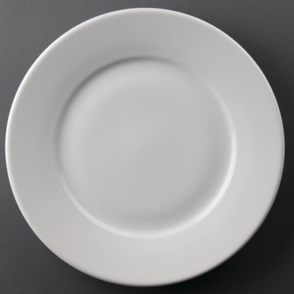 Olympia Athena Wide Rimmed Plate - 254mm (Box 12)