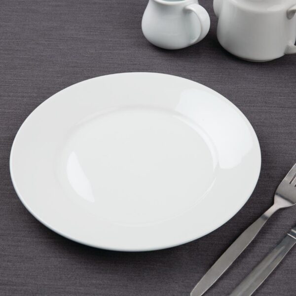 Olympia Athena Wide Rimmed Plate - 254mm (Box 12) - Image 9