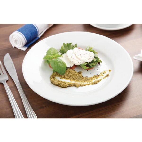 Olympia Athena Wide Rimmed Plate - 254mm (Box 12) - Image 10