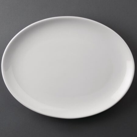 Olympia Athena Oval Coupe Plate - 254x197mm (Box 12)