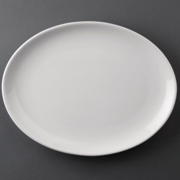 Olympia Athena Oval Coupe Plate - 254x197mm (Box 12)