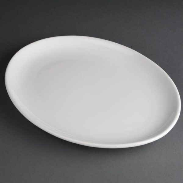 Olympia Athena Oval Coupe Plate - 254x197mm (Box 12) - Image 5