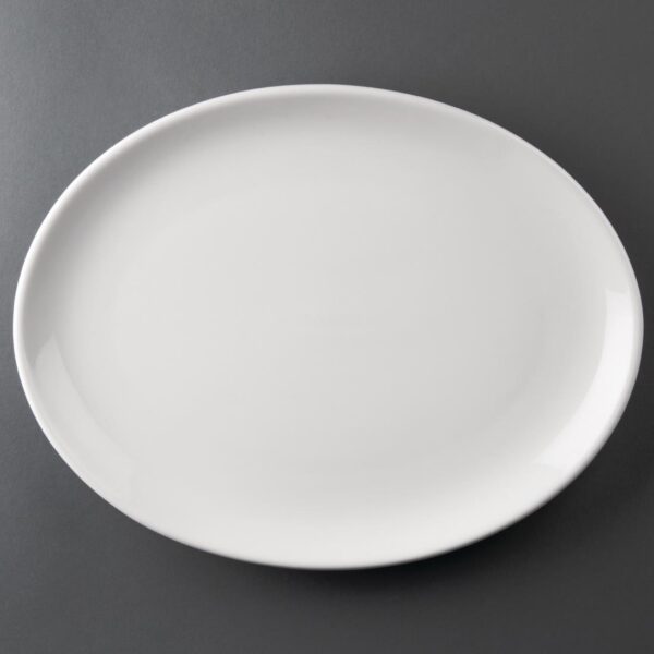 Olympia Athena Oval Coupe Plate - 305x241mm (Box 6)