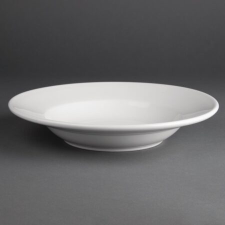 Olympia Athena Rimmed Soup/Pasta Bowl - 210ml/ 228mm (Box 6)