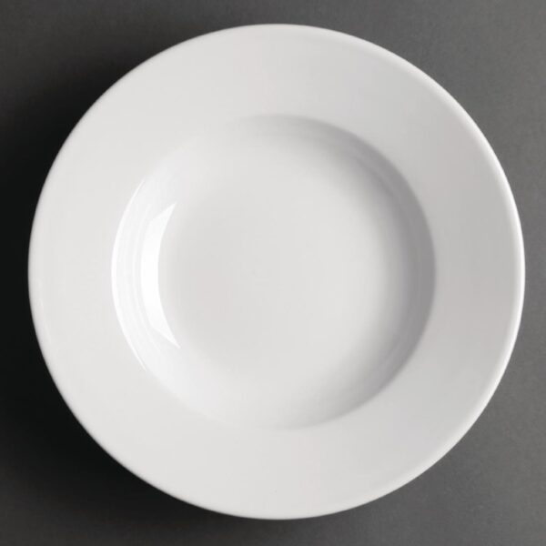 Olympia Athena Rimmed Soup/Pasta Bowl - 210ml/ 228mm (Box 6) - Image 7