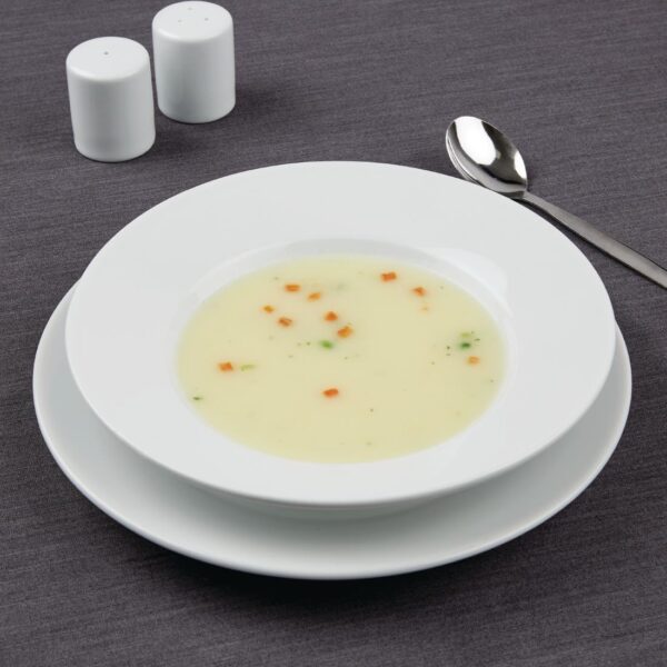 Olympia Athena Rimmed Soup/Pasta Bowl - 210ml/ 228mm (Box 6) - Image 10