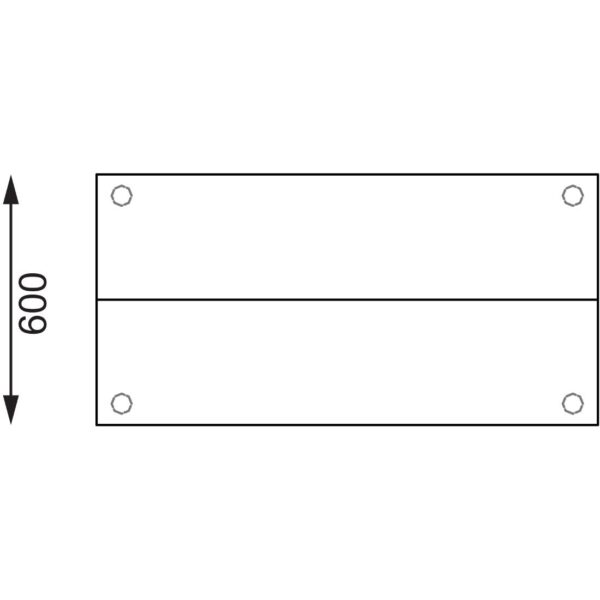 Vogue Table with Gantry Shelf St/St - 1500x 1200x600mm - Image 10