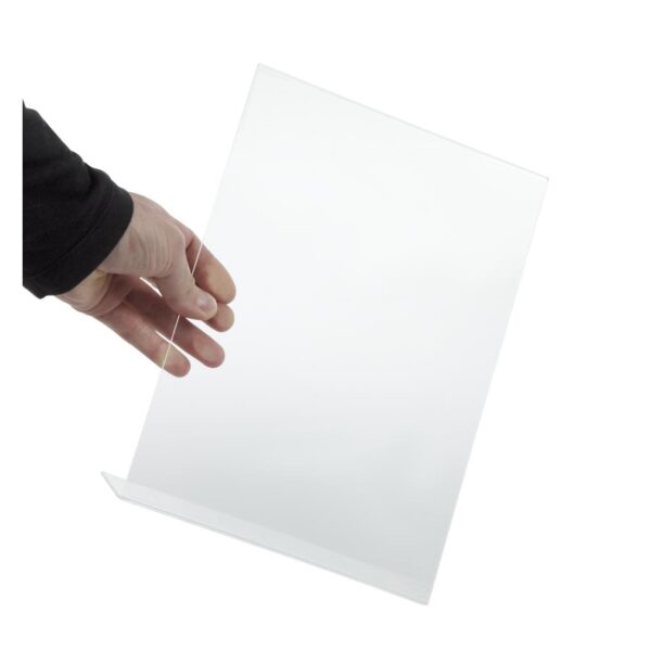 Menu Holder A4 Leanback Portrait Acrylic - Image 5