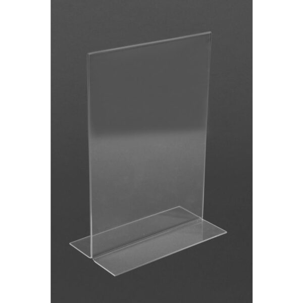 Menu Holder A5 Portrait Acrylic - Image 3