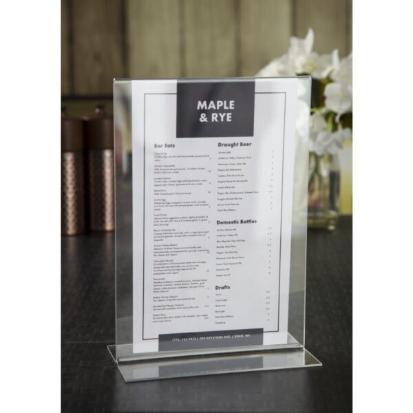 Menu Holder A5 Portrait Acrylic - Image 7