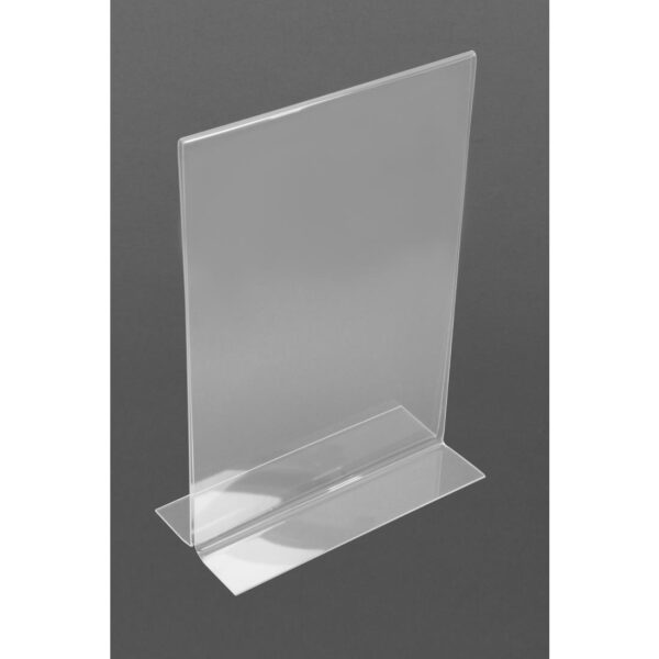 Menu Holder A4 Portrait Acrylic - Image 2