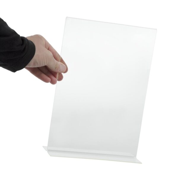 Menu Holder A4 Portrait Acrylic - Image 5