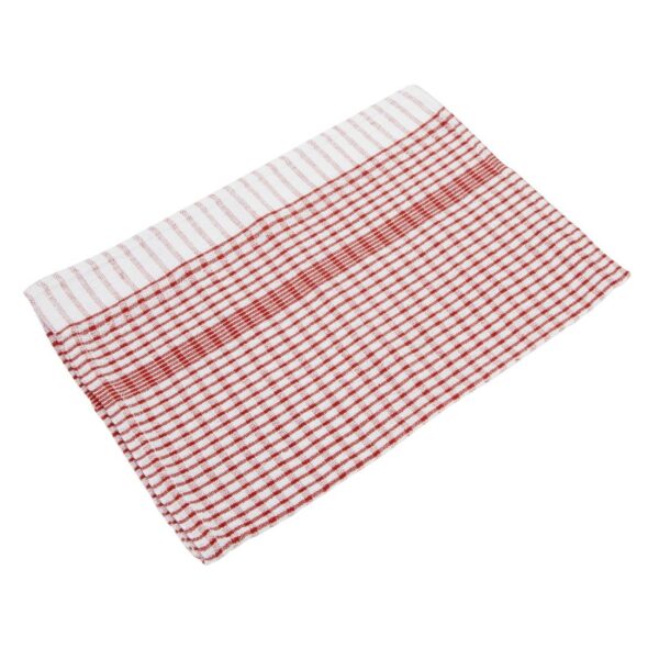 EDLP - Vogue Wonderdry Tea Towels Red - 760x510mm 30x20" (Pack 10) - Image 3