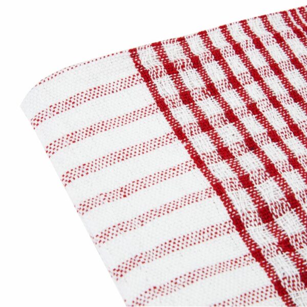 EDLP - Vogue Wonderdry Tea Towels Red - 760x510mm 30x20" (Pack 10) - Image 4
