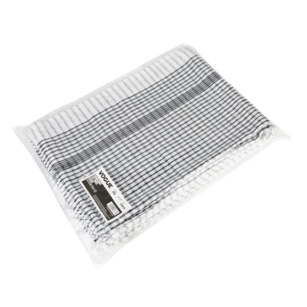 EDLP - Vogue Wonderdry Tea Towels Black - 760x510mm 30x20" (Pack 10) - Image 2