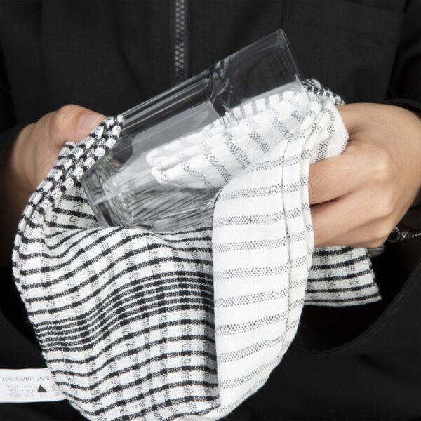 EDLP - Vogue Wonderdry Tea Towels Black - 760x510mm 30x20" (Pack 10) - Image 6