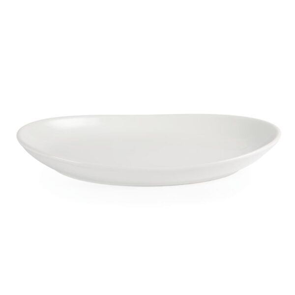 Olympia Whiteware French Deep Oval Plate White - 304mm 12" (Box 4) - Image 4