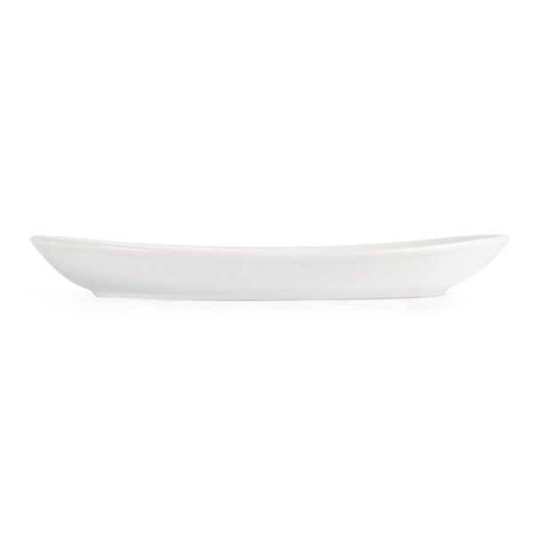 Olympia Whiteware French Deep Oval Plate White - 304mm 12" (Box 4) - Image 2