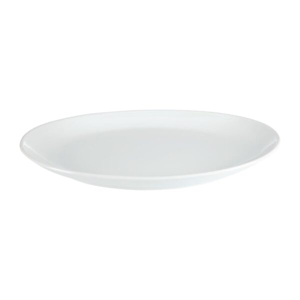 Olympia Whiteware French Deep Oval Plate White - 500mm 19 1/2" (Box 1) - Image 5