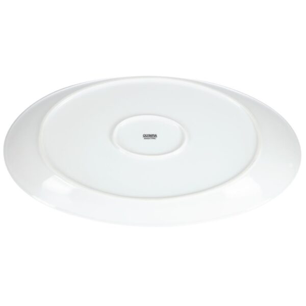 Olympia Whiteware French Deep Oval Plate White - 500mm 19 1/2" (Box 1) - Image 6