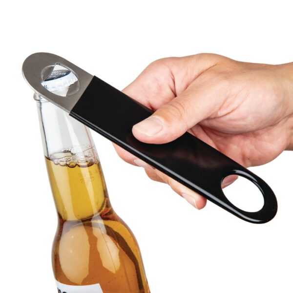 Bottle Opener Black PVC Grip - Image 2