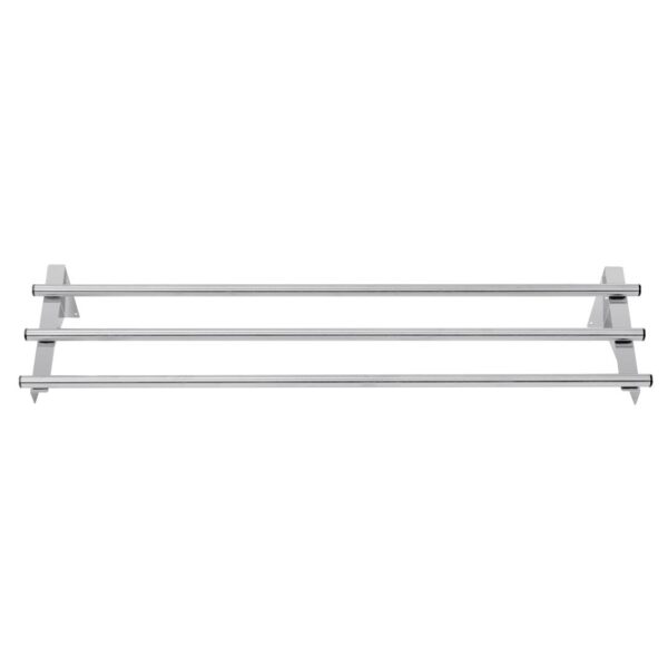Vogue St/St Tubular Wall Shelf - 1200(w) x 300(d)mm - Image 2