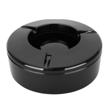 Olympia Kristallon Melamine Windproof Ashtray - 125x50mm (Pack 6)