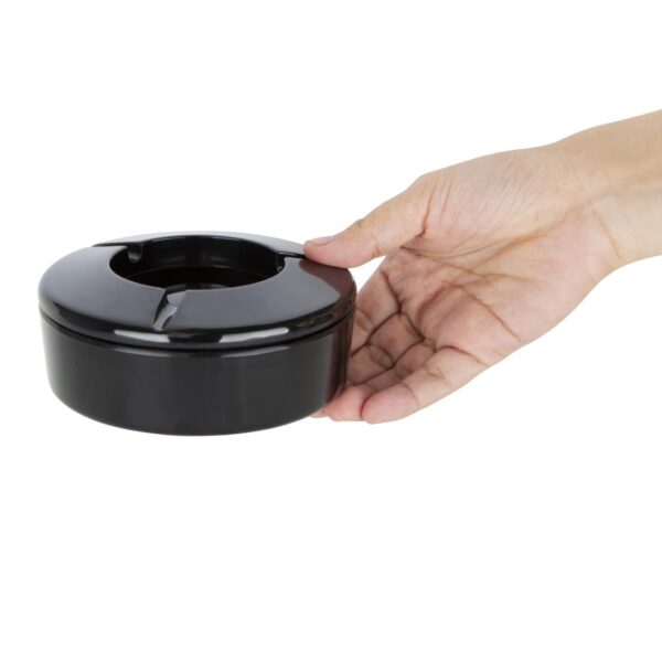 Olympia Kristallon Melamine Windproof Ashtray - 125x50mm (Pack 6) - Image 5