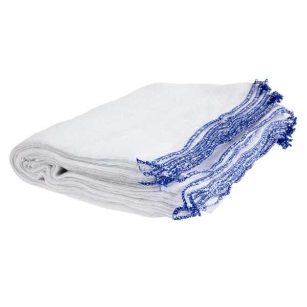 Jantex Blue Dish Cloths - 400x250mm 16x10" (Pack 10) - Image 3