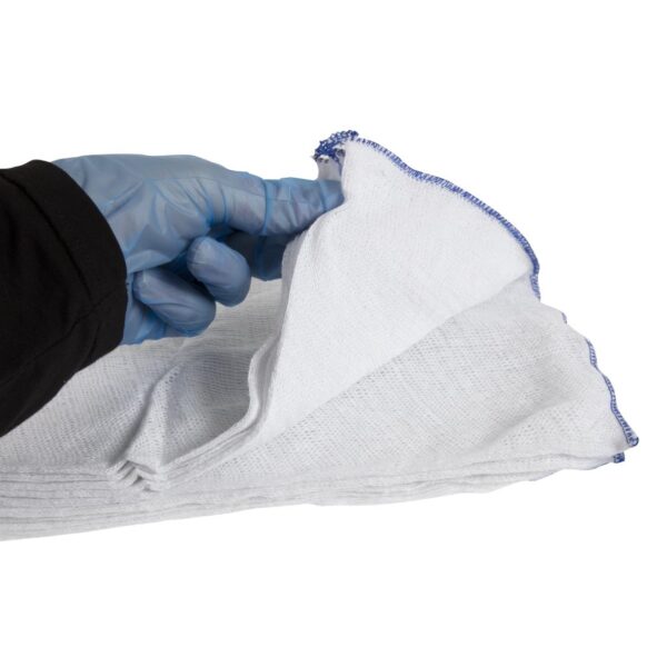 Jantex Blue Dish Cloths - 400x250mm 16x10" (Pack 10) - Image 4