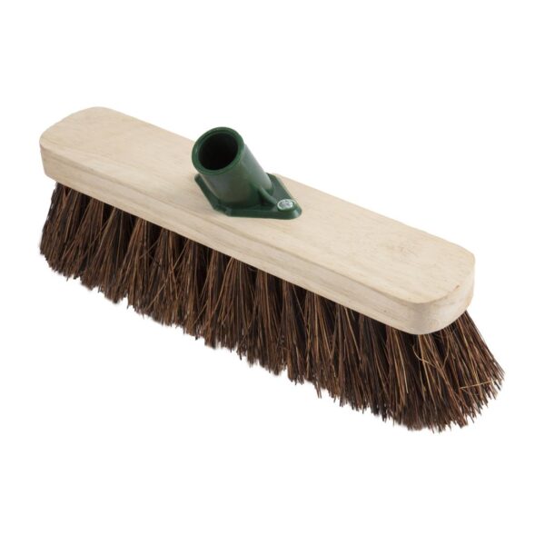 Jantex Stiff Bassine Wooden Broom Head - 12" - Image 2