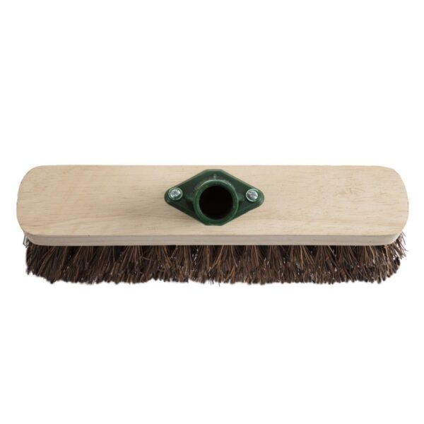 Jantex Stiff Bassine Wooden Broom Head - 12" - Image 3