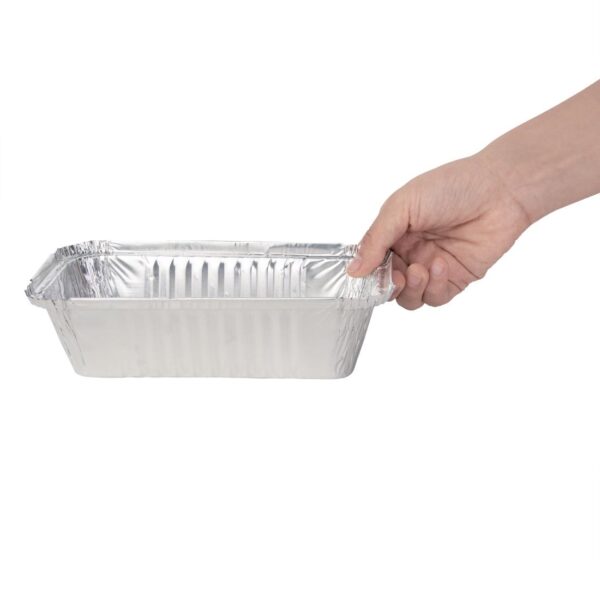 Fiesta Recyclable Rectangular Foil Container - 688ml 200x109mm (Pack 500) - Image 3