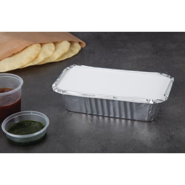 Fiesta Recyclable White Lid for CD951 (Pack 500) - Image 3