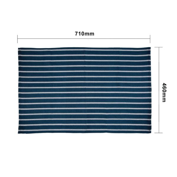 EDLP - Vogue Tea Towel Butchers Stripe (Navy & White Stripe) 460x710mm - Image 3
