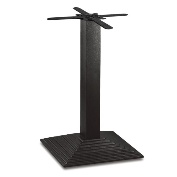 Bolero Cast Iron Step Square Table Base - Image 5