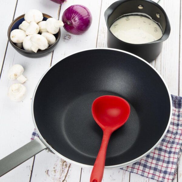 Vogue Non-Stick Wok Teflon Platinum Plus - 300mm 11 3/4" - Image 5