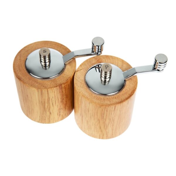 Olympia Bamboo Salt & Pepper Mill - Grinder Set - Image 4