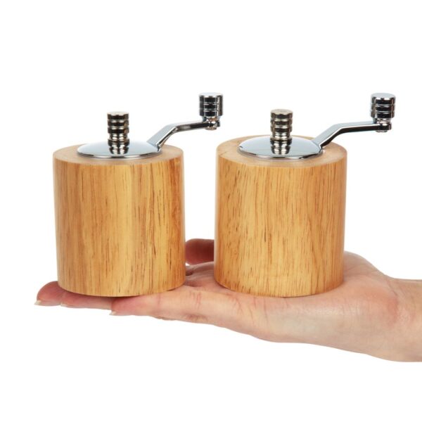 Olympia Bamboo Salt & Pepper Mill - Grinder Set - Image 5