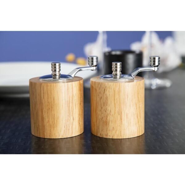 Olympia Bamboo Salt & Pepper Mill - Grinder Set - Image 6