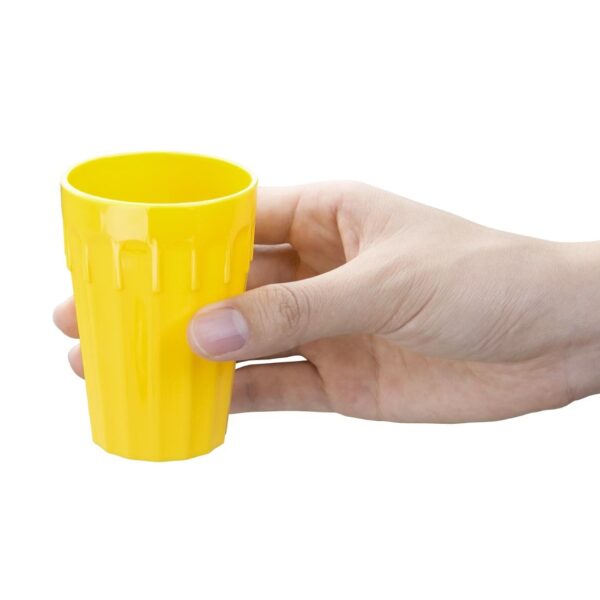 Olympia Kristallon Polycarbonate Tumbler Yellow - 142ml 5oz (Box 12) - Image 4