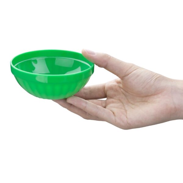 Olympia Kristallon Polycarbonate Bowl Green - 190ml 6.7oz 102mm 4" (Box 12) - Image 5